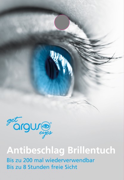 get argus eyes "Antifog" Brillenputztuch Mikrofasertuch