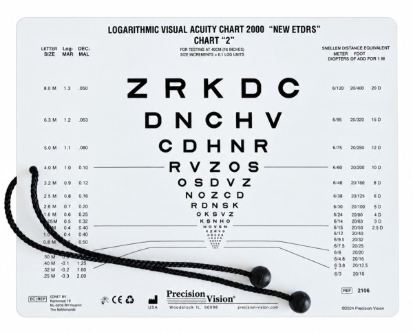 Nahlesetafel Visus 2,0